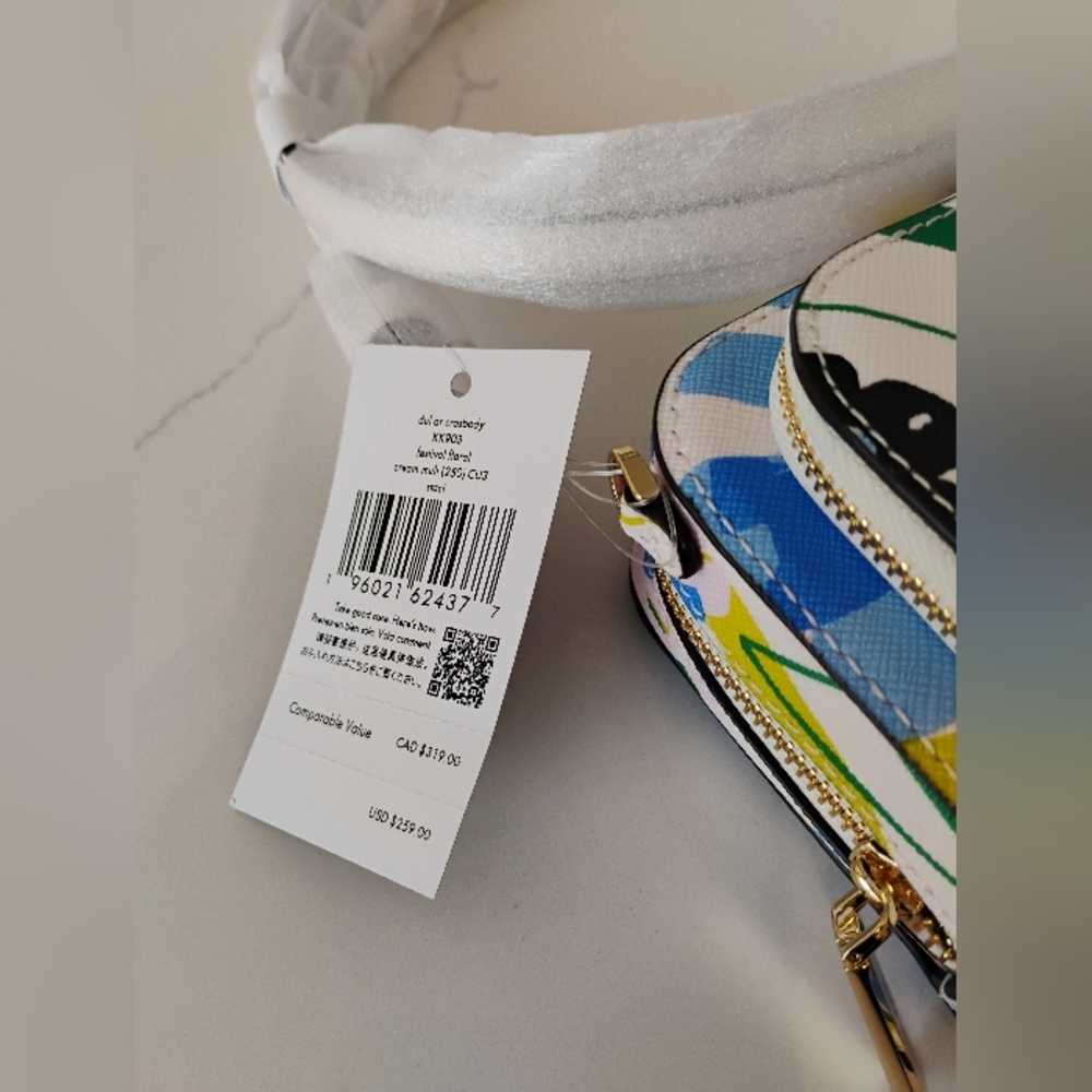 NWT Kate Spade Crossbody Bag - Vibrant Blue Floral - MSRP $259 - Picture 12 of 12